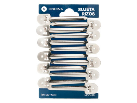pinza metalica mediana*12 - Tienda Nebro Accesorios de peluquerÍa