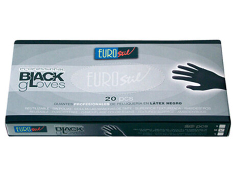 guantes latex*20 negro gd - Tienda Nebro Accesorios de peluquerÍa