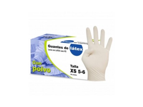 guantes latex cp m*100un - Tienda Nebro Accesorios de estÉtica